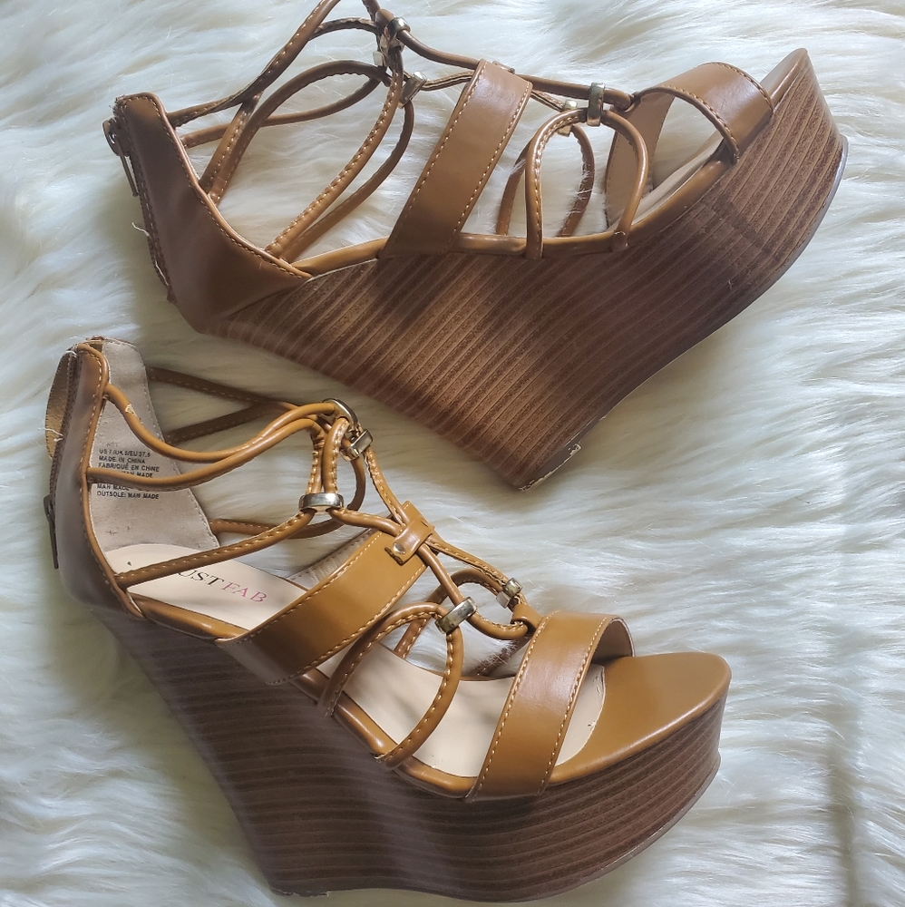 Brown JustFab Sandals